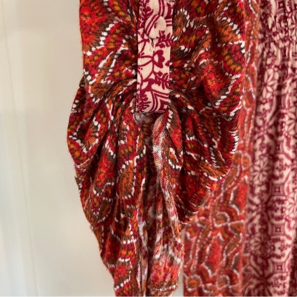 Akemi + Kin Anthropologie Red Boho Tunic - Picture 5 of 8